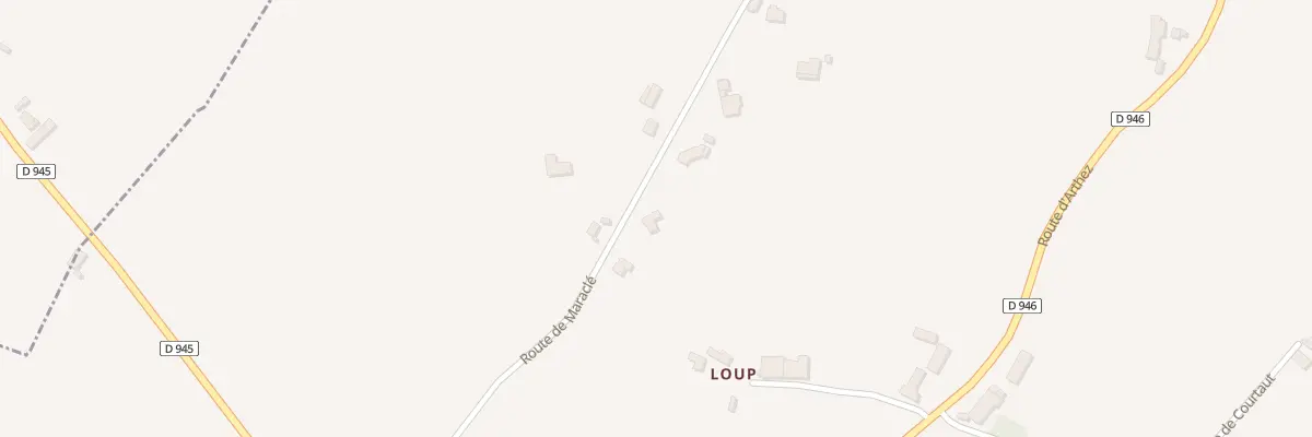 Plan du 1241 Rte de Maracle à Morlanne