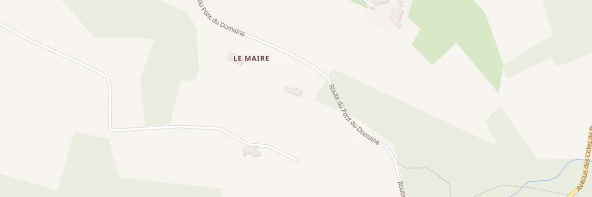 Plan du 3 Rte du Pont du Domaine à Samonac