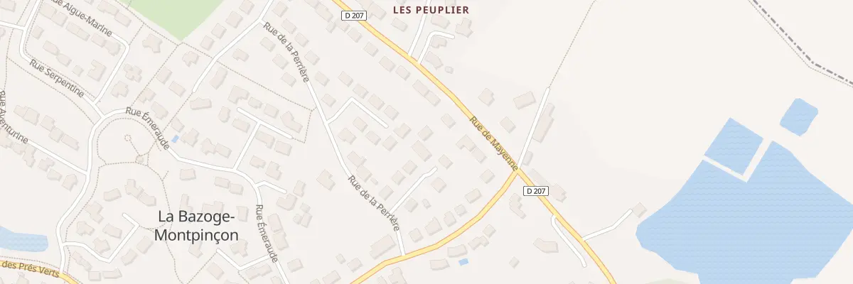Plan du 5B Rue de Mayenne à La Bazoge-Montpinçon