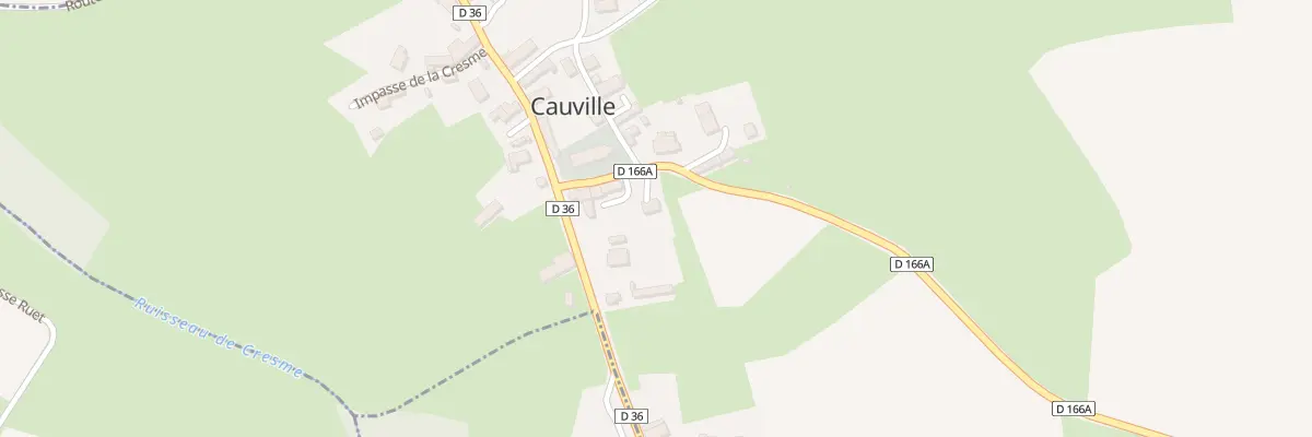Plan du 70 Rte de Saint-Lambert à Cauville