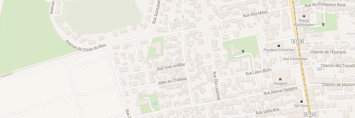 Plan du 1B Rue Yves Ardiller à Villenave-d’Ornon