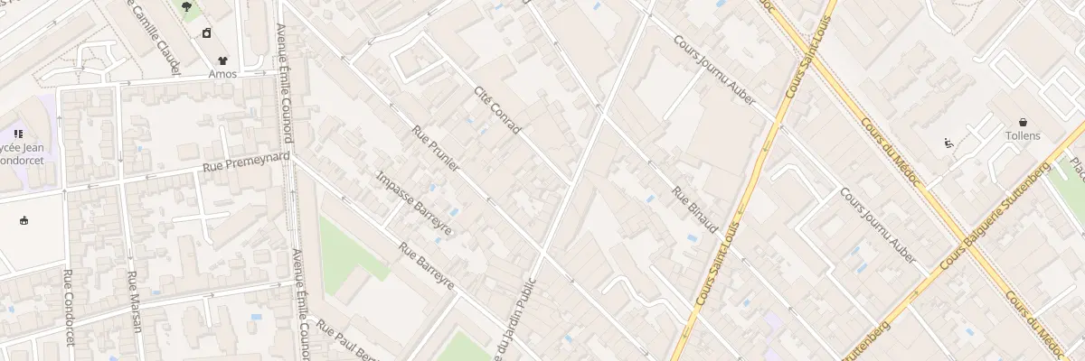 Plan du 6 Rue Cite Conrad à Bordeaux