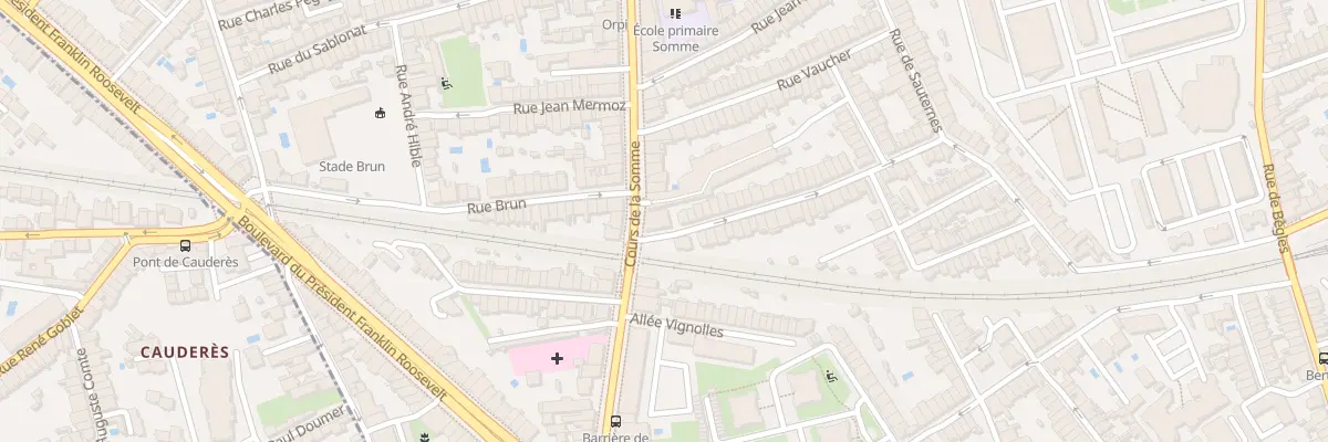 Plan du 2 Rue Pierre de Ladime à Bordeaux