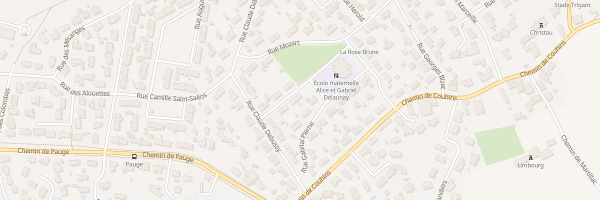 Plan du 2 Rue Chopin à Villenave-d’Ornon