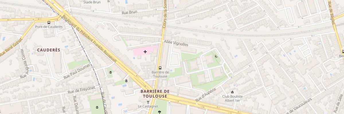 Plan du 360 Crs de la Somme à Bordeaux