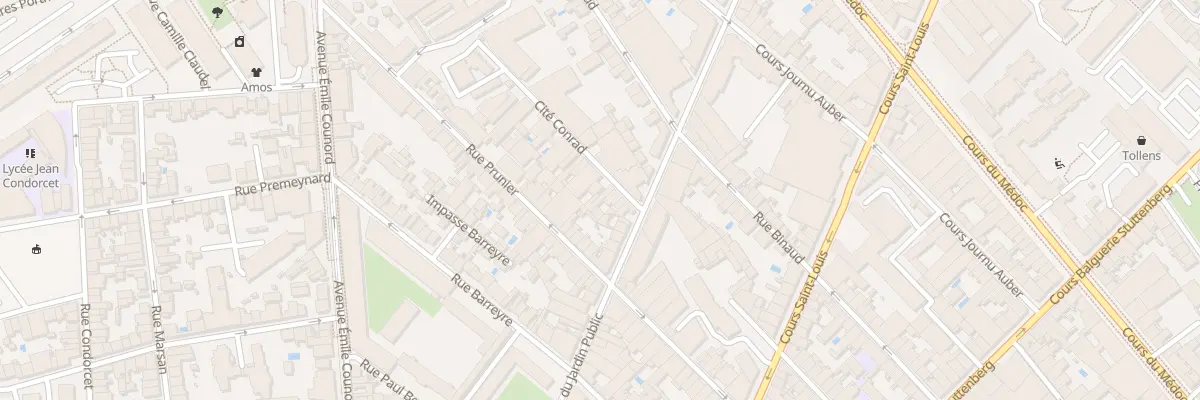 Plan du 8 Rue Cite Conrad à Bordeaux