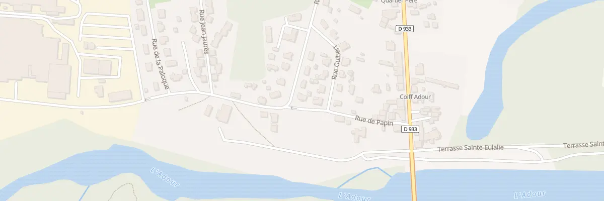 Plan du 2 Rue Rabelais à Saint-Sever