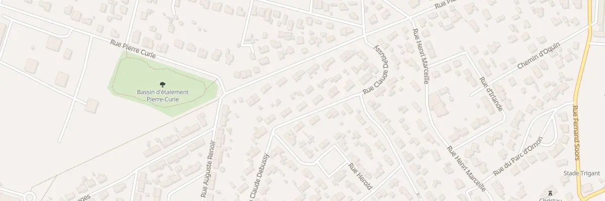 Plan du 25 Rue Claude Debussy à Villenave-d’Ornon