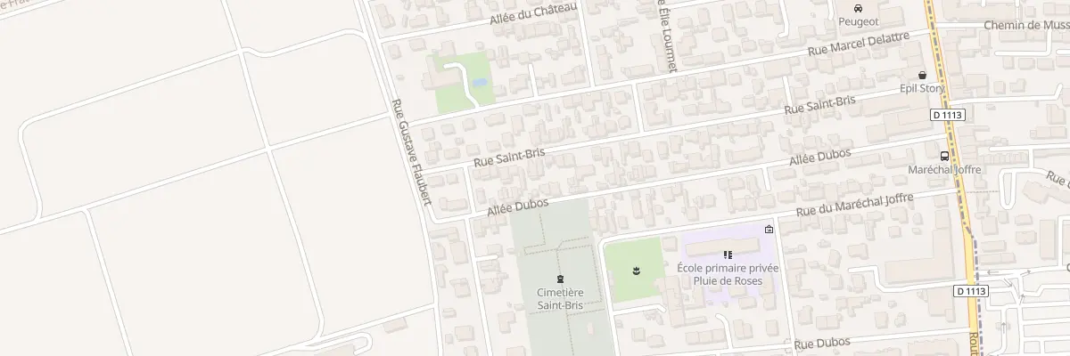 Plan du 56 Rue Saint Bris à Villenave-d’Ornon