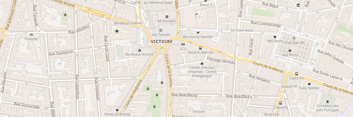 Plan du 10 Crs de la Somme à Bordeaux