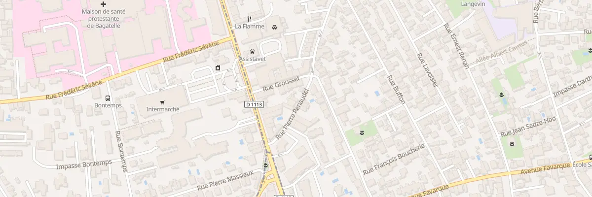 Plan du 26 Rue Pierre Renaudel à Bègles