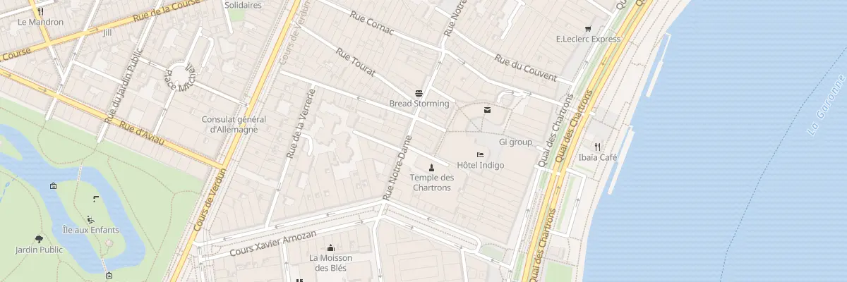 Plan du 18 Rue Notre Dame à Bordeaux