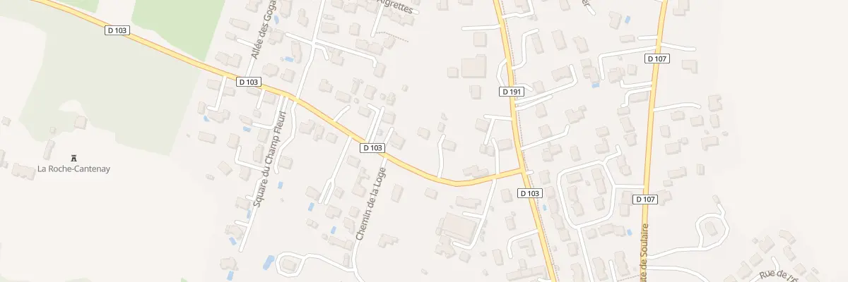 Plan du 8 Rte de Juigné à Cantenay-Épinard