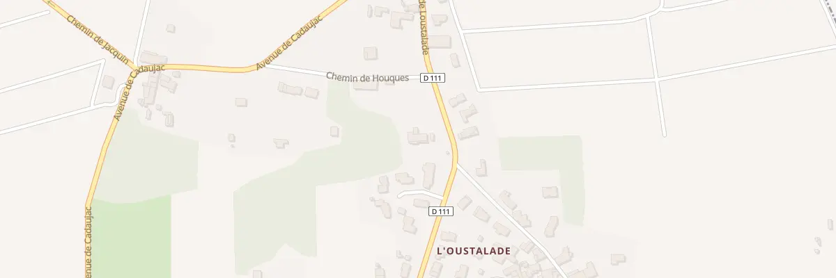 Plan du 215 Rte de Loustalade à Léognan