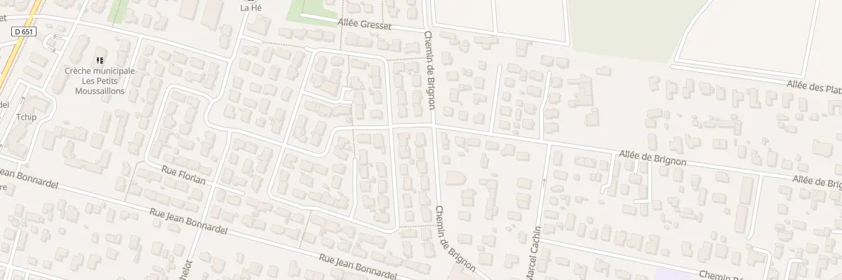 Plan du 69 Che de Brignon à Villenave-d’Ornon