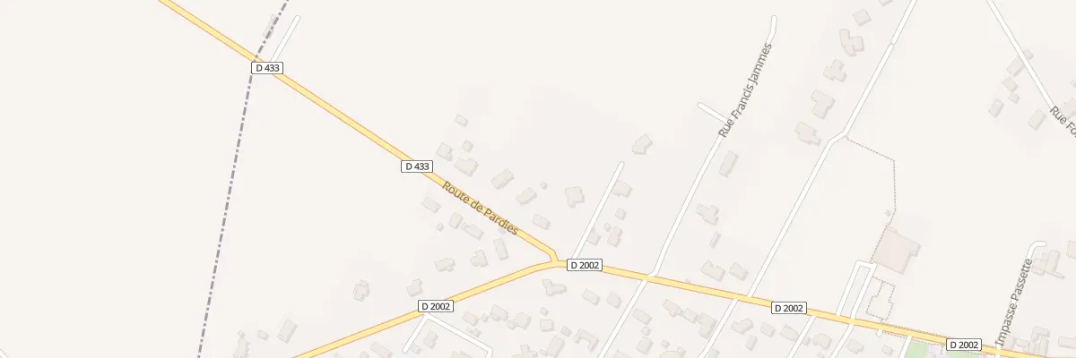 Plan du 4 Rte de Pardies à Abos