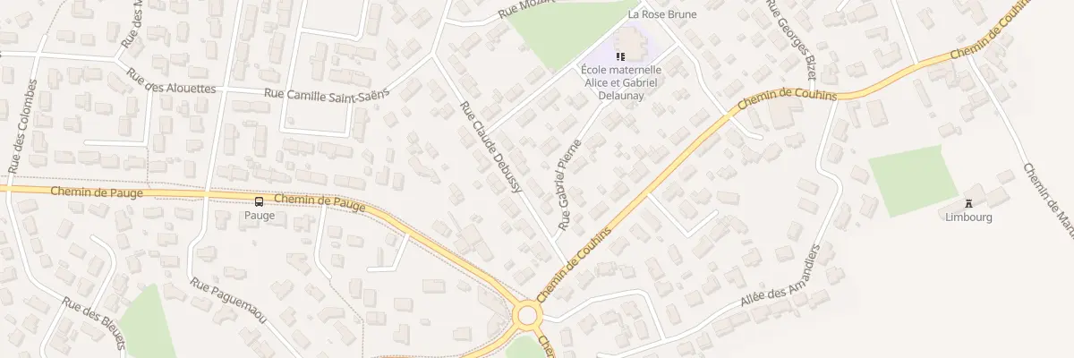Plan du 66 Rue Claude Debussy à Villenave-d’Ornon