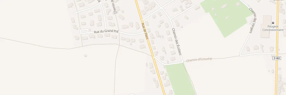 Plan du 1 Rue du Grand Pré à Saint-Georges-des-Groseillers