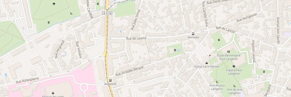 Plan du 35 Rue Lauriol à Bègles