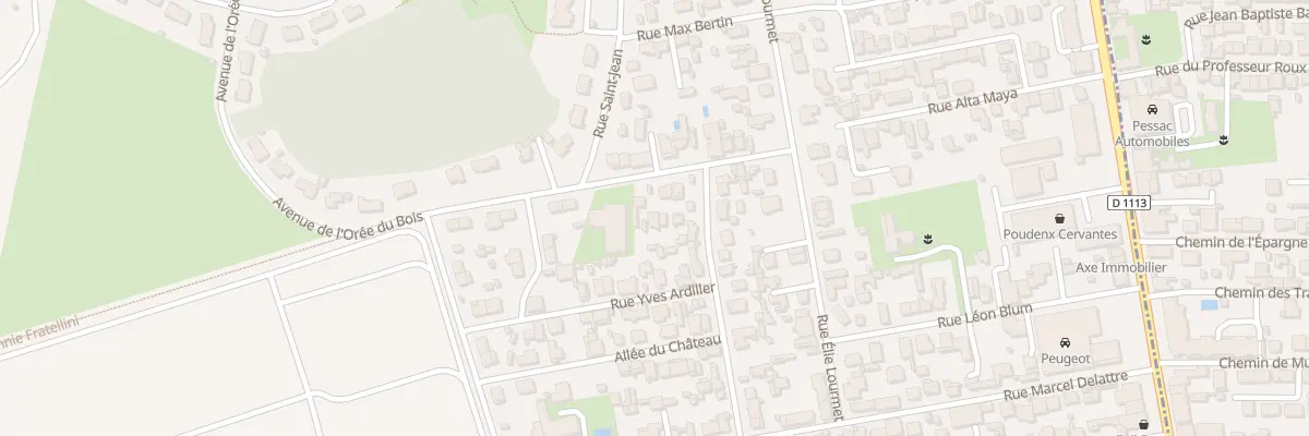 Plan du 10 Rue André Amanieu à Villenave-d’Ornon