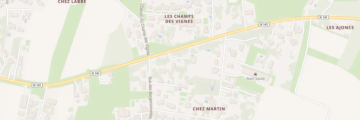 Plan du 77 Rte des Cedres à Chaniers