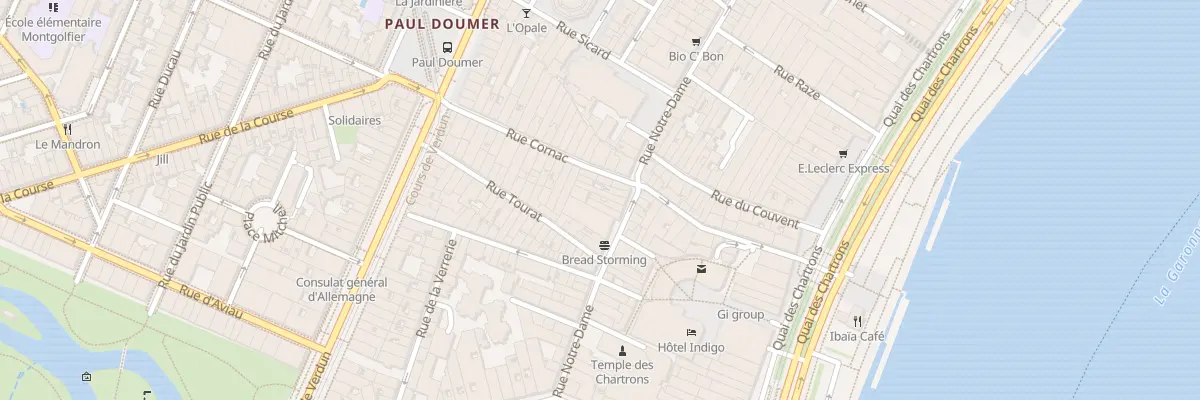 Plan du 33 Rue Notre Dame à Bordeaux