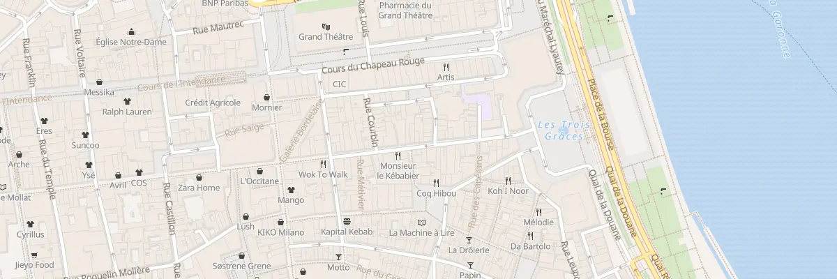 Plan du 33 Rue Saint-Rémi à Bordeaux