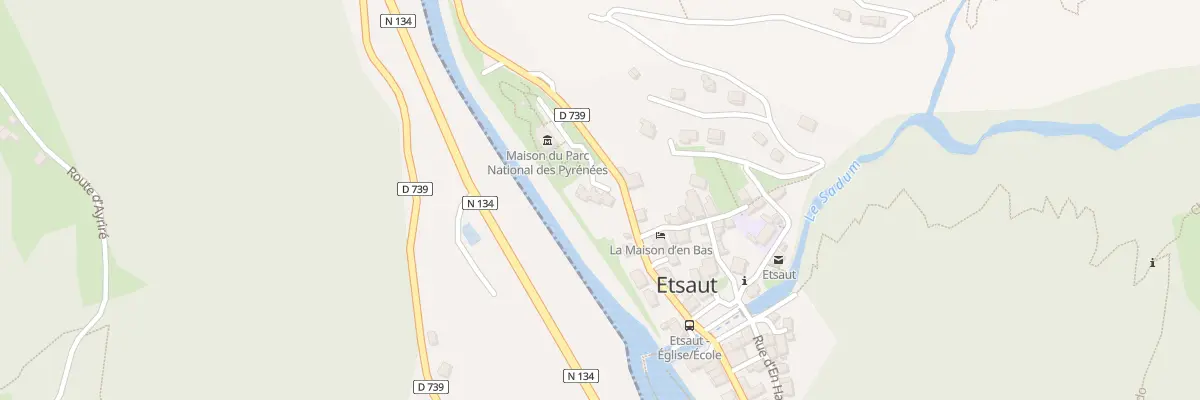 Plan du 5685 Le Bourg à Etsaut
