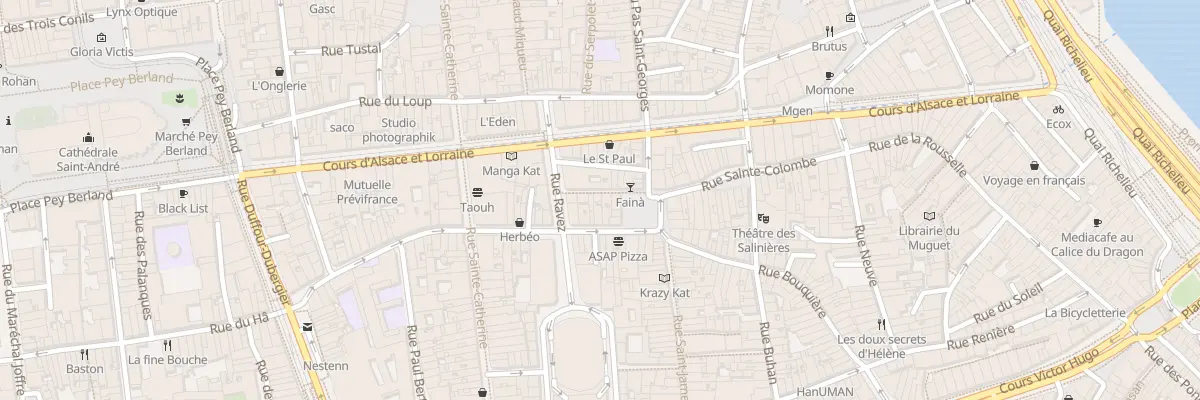 Plan du 4 Rue du Vieux Marche à Bordeaux