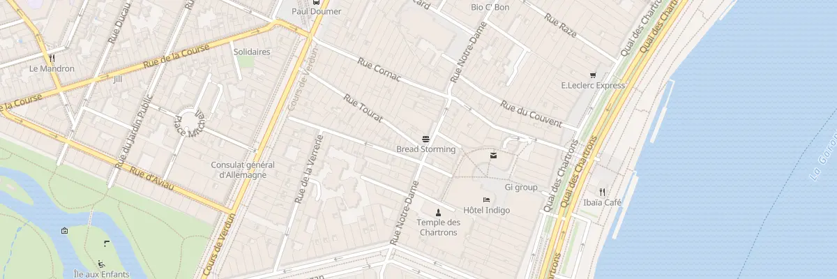 Plan du 25 Rue Notre Dame à Bordeaux