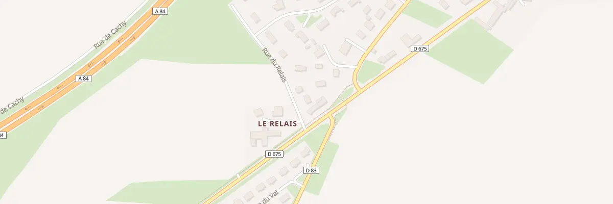 Plan du 2 Rue du Relais - Noyers Bocage à Val d’Arry