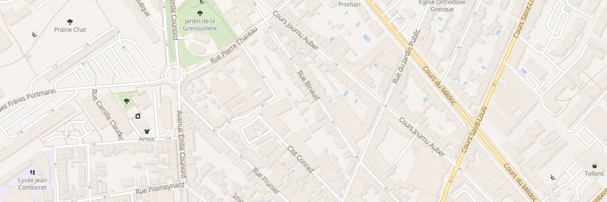 Plan du 98 Rue Binaud à Bordeaux