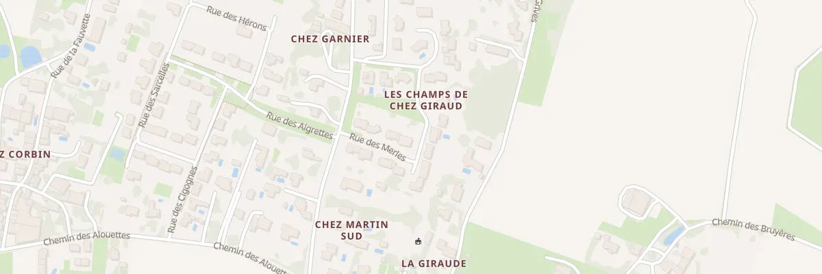 Plan du 7 Rue des Merles à Chaniers