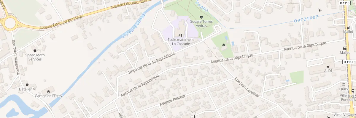 Plan du 43 Av de la République à Villenave-d’Ornon