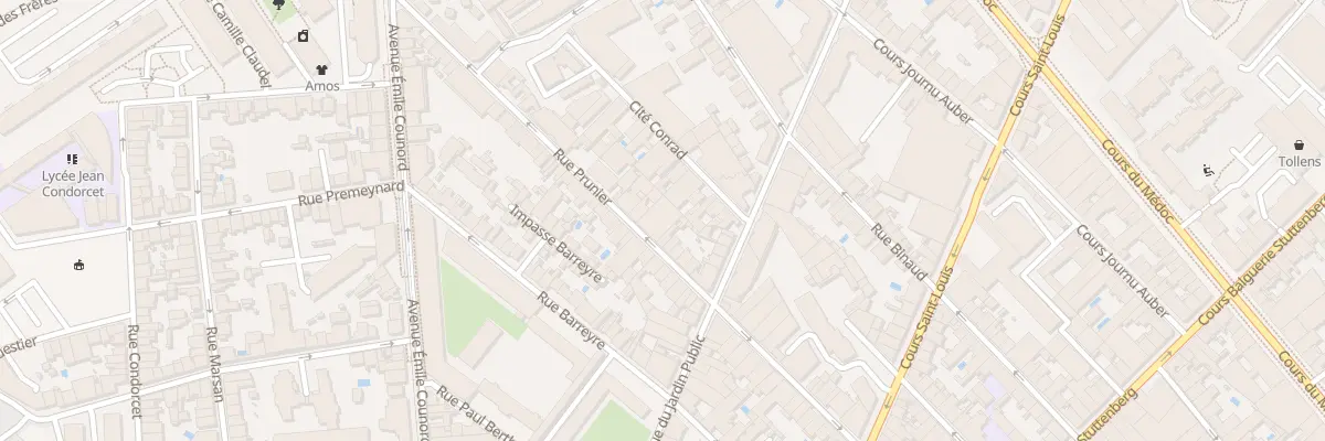Plan du 67 Rue Prunier à Bordeaux