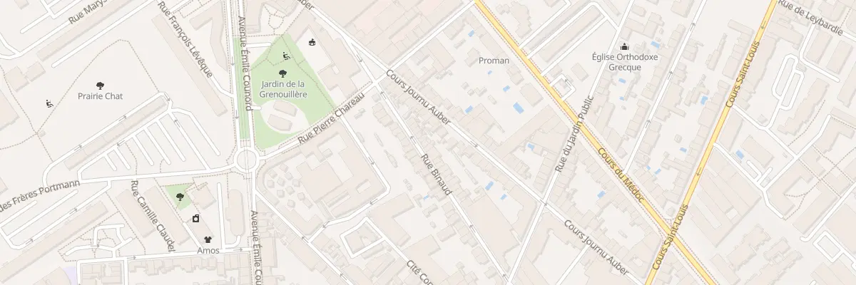 Plan du 111 Rue Binaud à Bordeaux