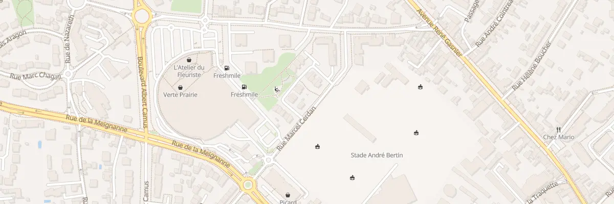 Plan du 21 Rue Bernadette Lafont à Angers