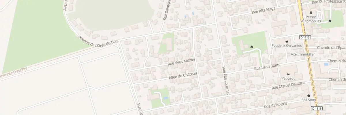 Plan du 9 Rue Yves Ardiller à Villenave-d’Ornon