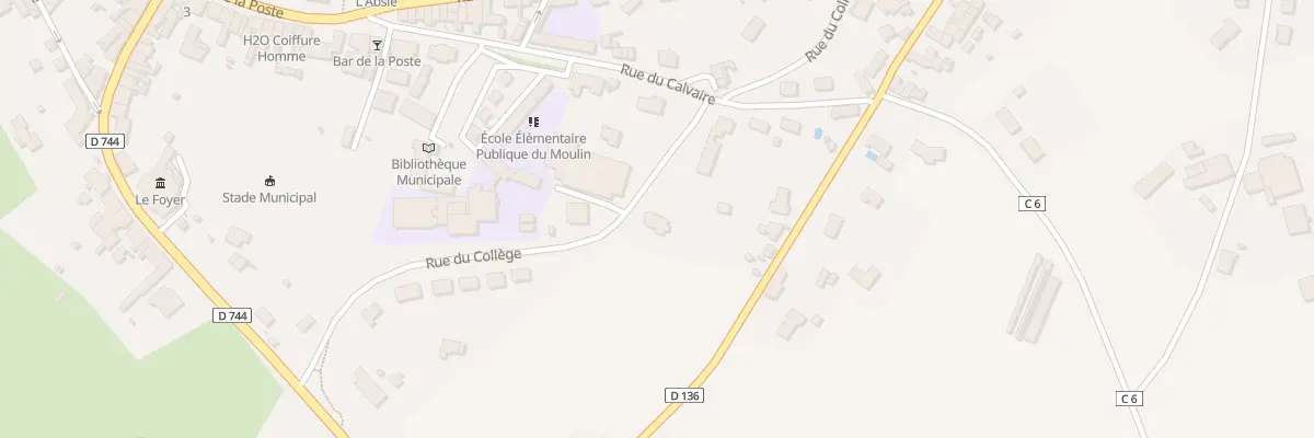 Plan du 25 Rue du Collège à L’Absie