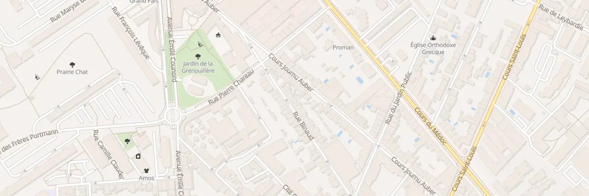 Plan du 115 Rue Binaud à Bordeaux