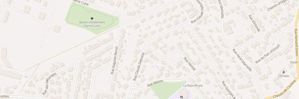 Plan du 36 Rue Claude Debussy à Villenave-d’Ornon