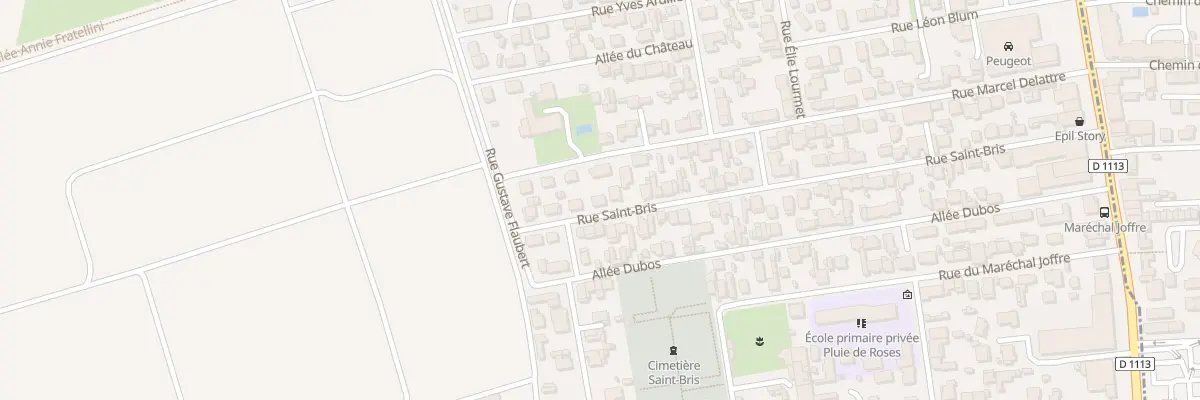 Plan du 53 Rue Saint Bris à Villenave-d’Ornon