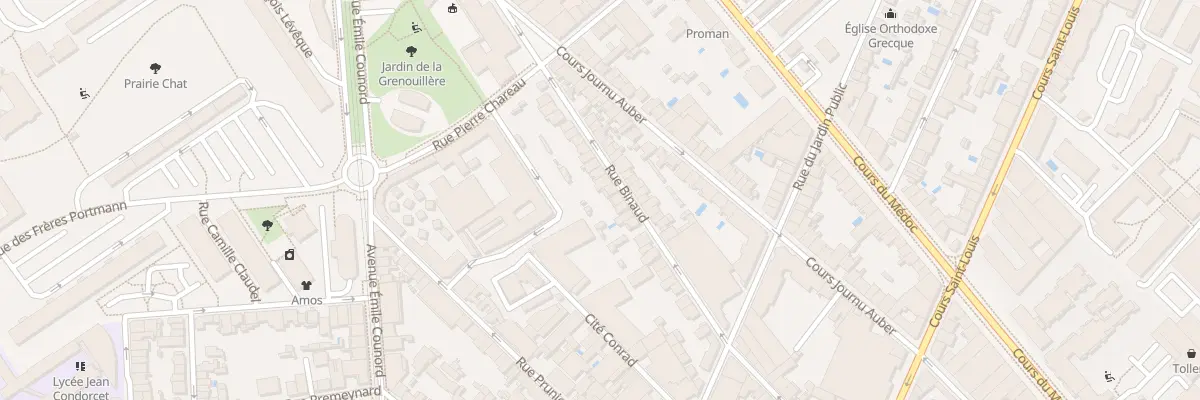 Plan du 104 Rue Binaud à Bordeaux