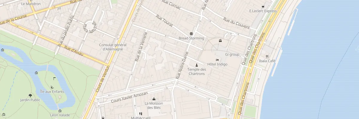Plan du 9 Rue Notre Dame à Bordeaux