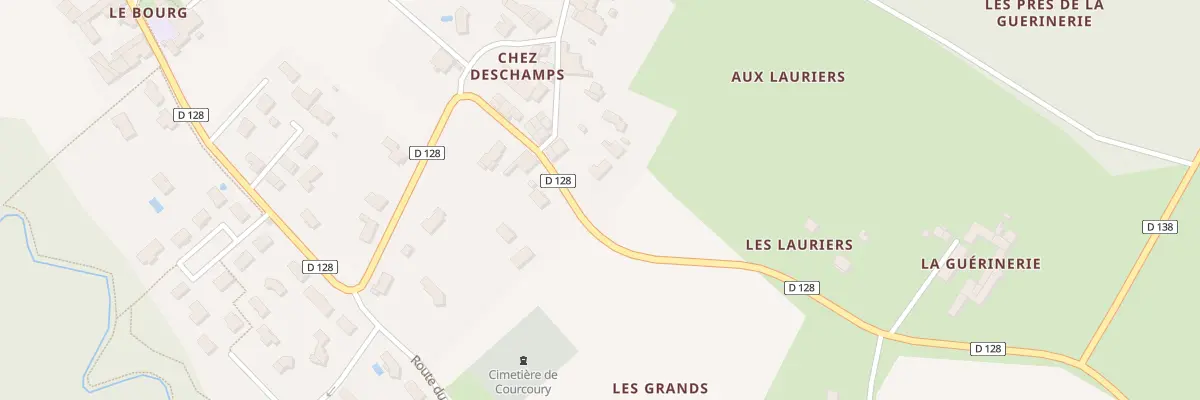 Plan du 2B Rue René Guillot à Courcoury