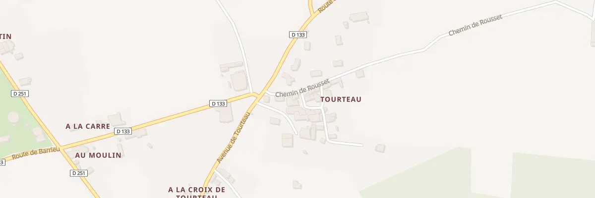 Plan du 15 All du Tourteau à Samonac