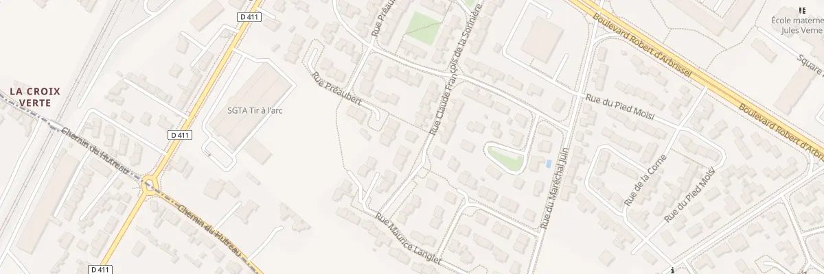 Plan du 28 Rue C F de la Soriniere à Angers