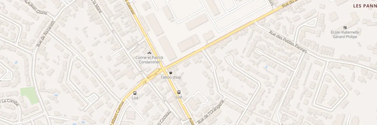 Plan du 153 Rue du Gen Lize à Angers