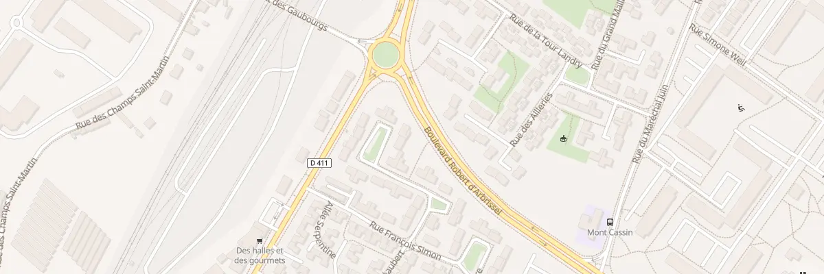 Plan du 3 Rue Préaubert à Angers