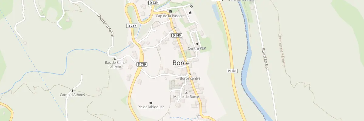 Plan du 22 Rue de la Carrere à Borce